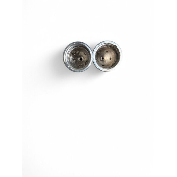 VTG Glass Imperial Candlewick Salt & Pepper Shakers Bubble Base Design READ - Picture 4 of 6